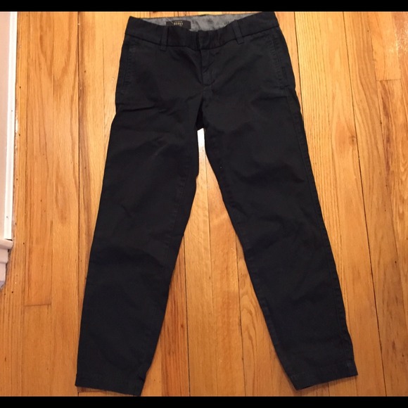 j crew black chinos