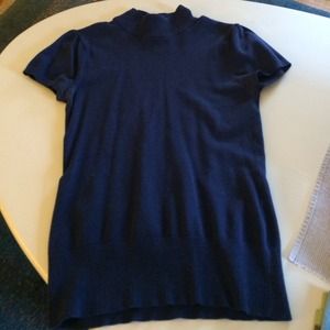 Navy turtleneck sweater