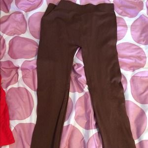 Brown leggings