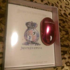 Juicy couture mouse and mouse pad!