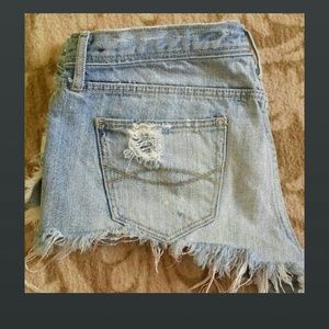 a&f jean shorts