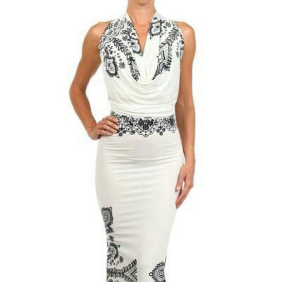 Long cute dress in many ways to wear