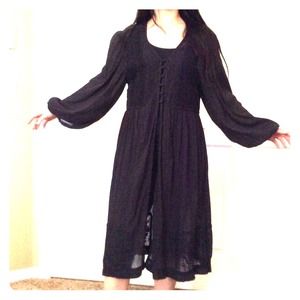 Free People - Black Duster Top