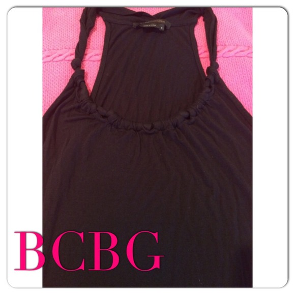 BCBG super soft black tank top