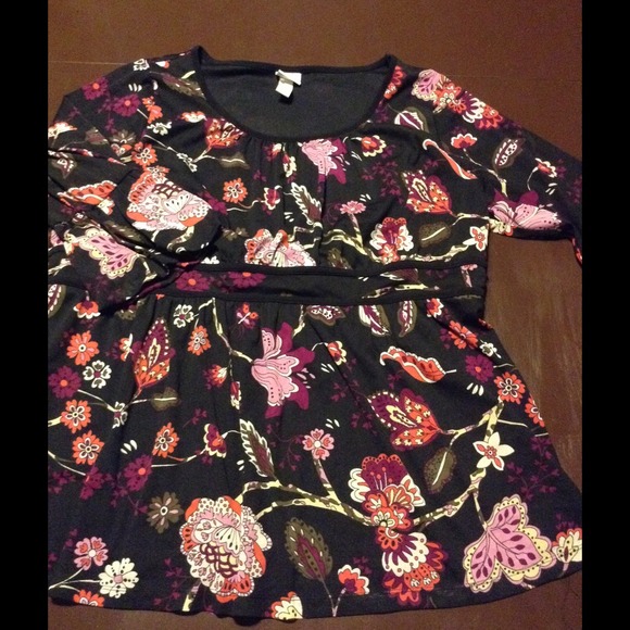 Venezia Butterfly Empire Waist Top