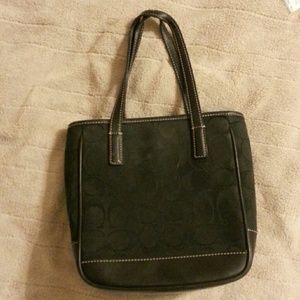 PRICE REDUCED MORE!!! Small black coach purse