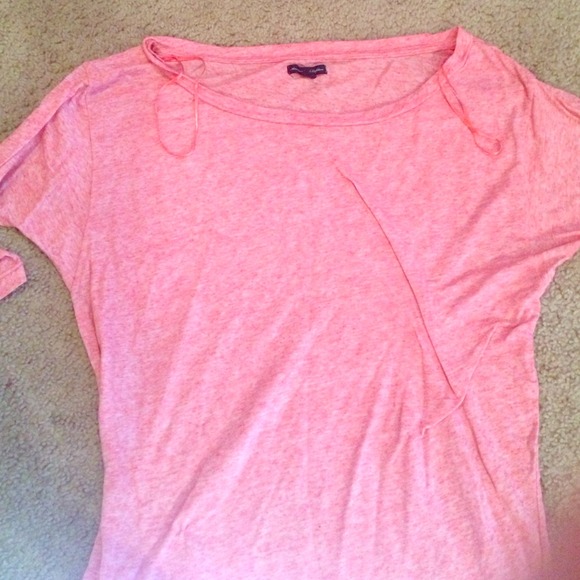 Peach colored shirt