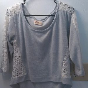Hollister high low shirt