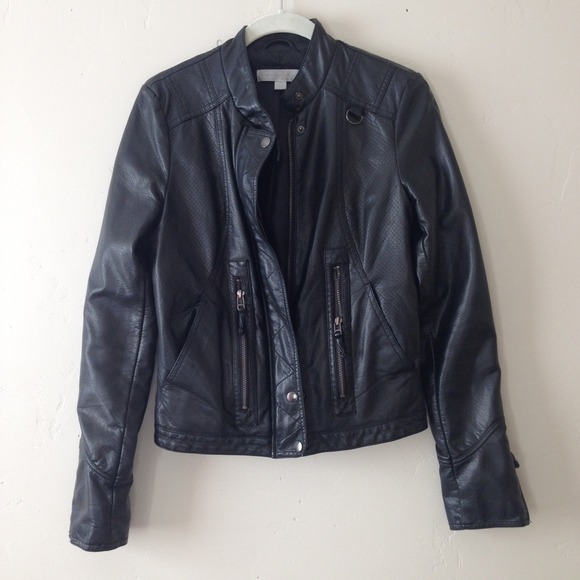 New York & Company Jackets & Blazers - 💚C L E A R AN C E💚Black Leather Jacket