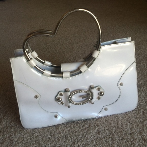 White guess purse.