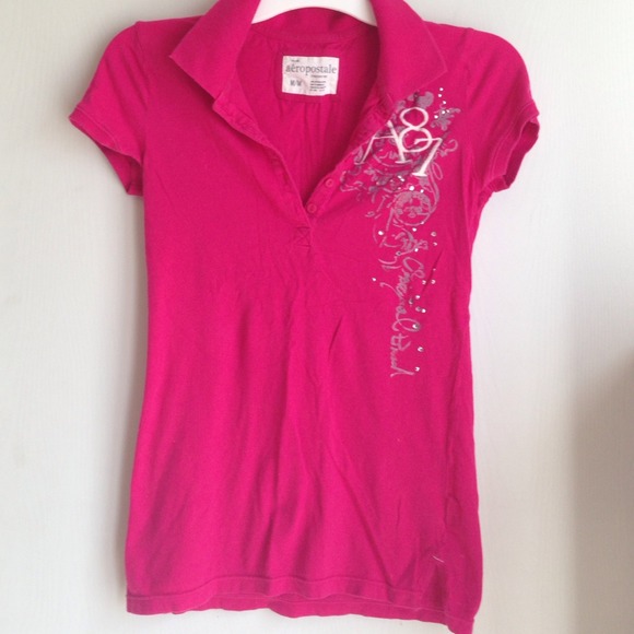 Cute bright pink top