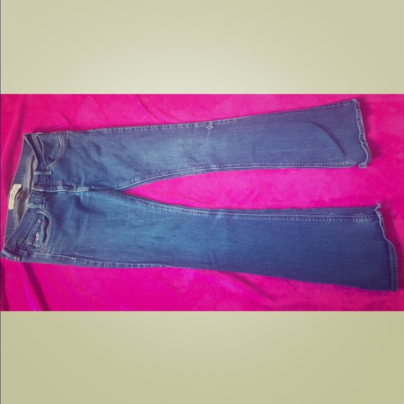 Hollister dark wash flair