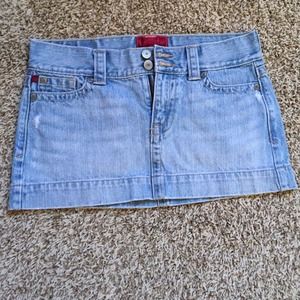 Hollister Jean skirt!