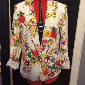Floral Blazer