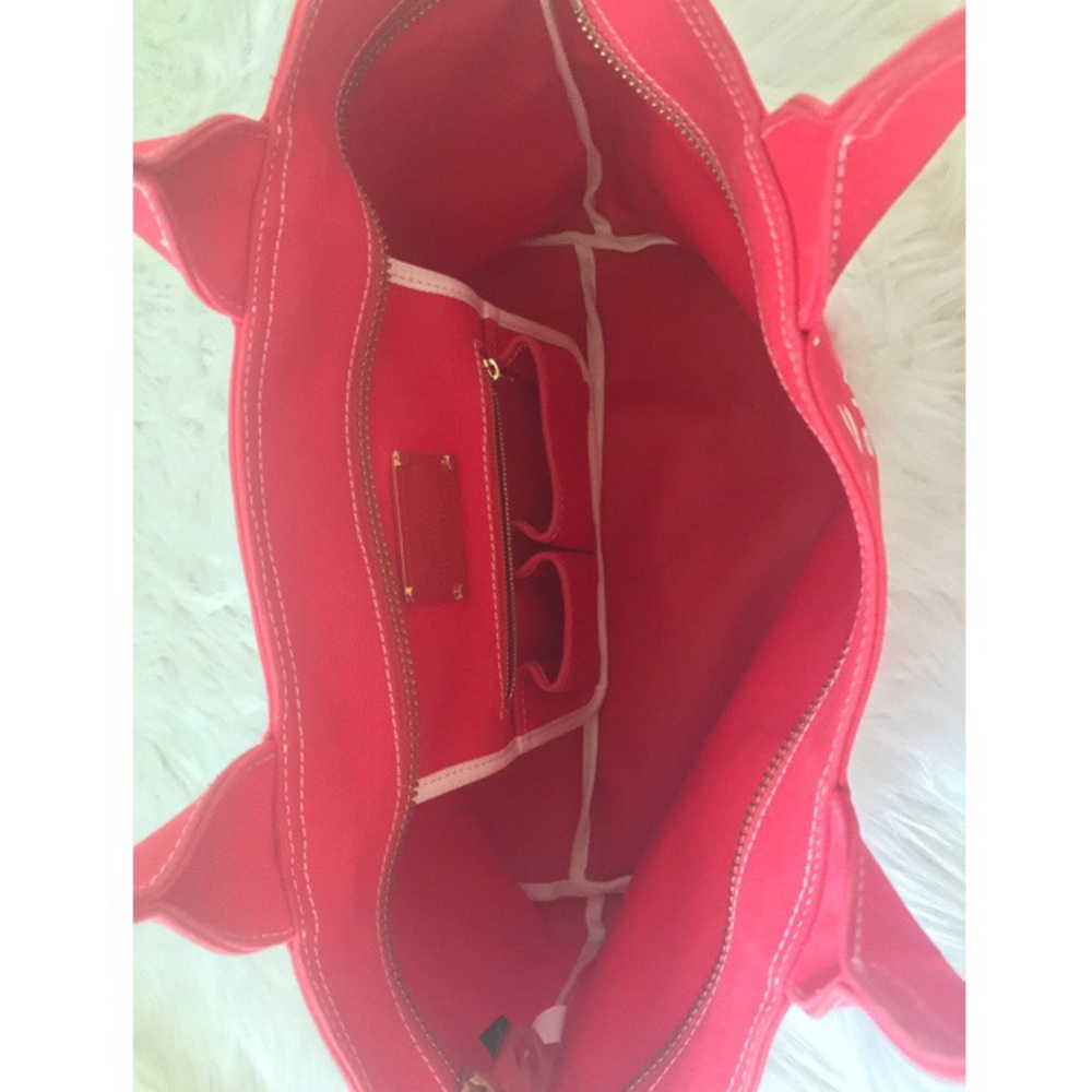 💫 LARGE MARC JACOBS TOTE IN RED - Picture 3 of 4