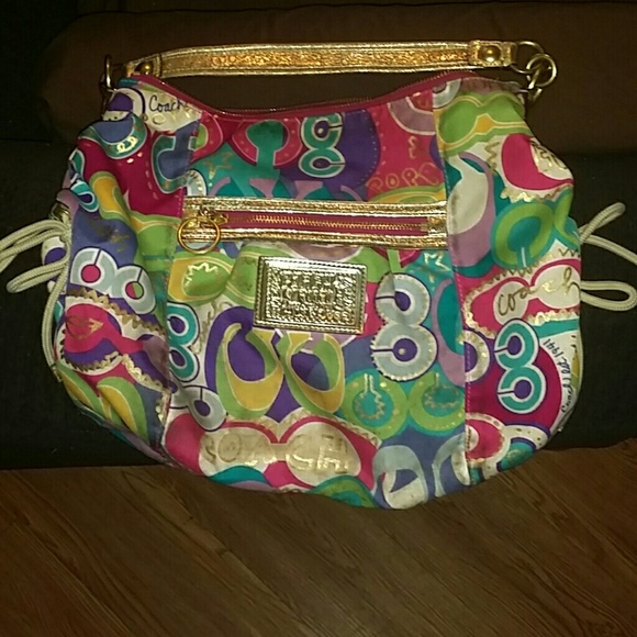 Colorful Coach Bag