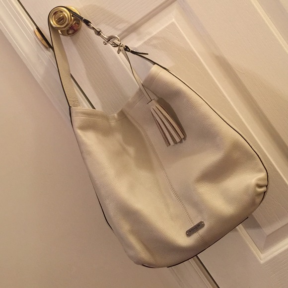 Coach Handbags - Authentic Coach White Hobo Bag.