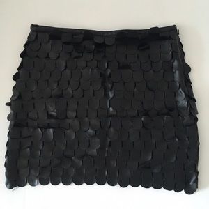 Faux Leather mini skirt size 8 Max Studio
