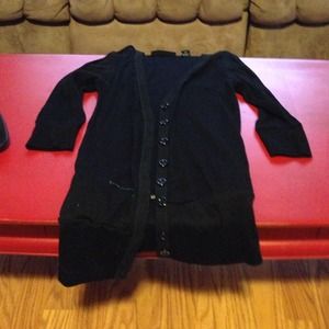Black cardigan