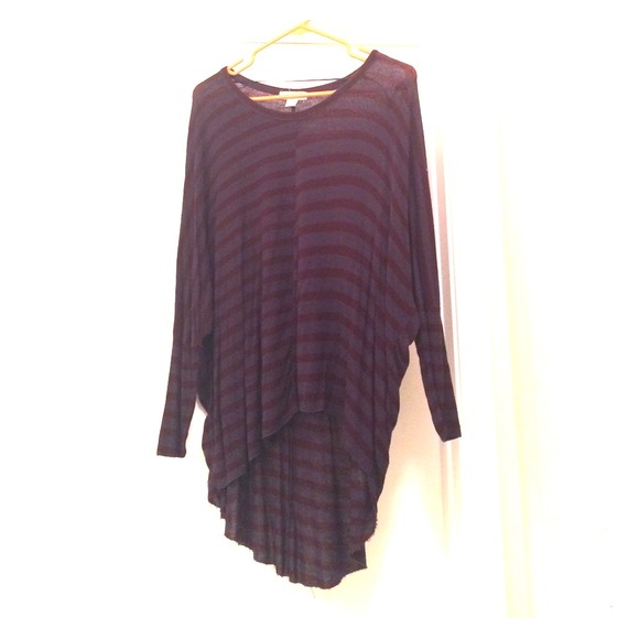 Quarter length top. Hangs low in the back