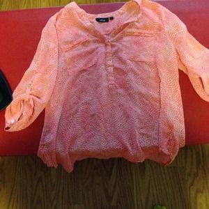 Very lightly leopard print top