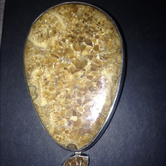 Gorgeous Druzy! Amy Kahn Russell Pedant/Pin - Picture 1 of 4