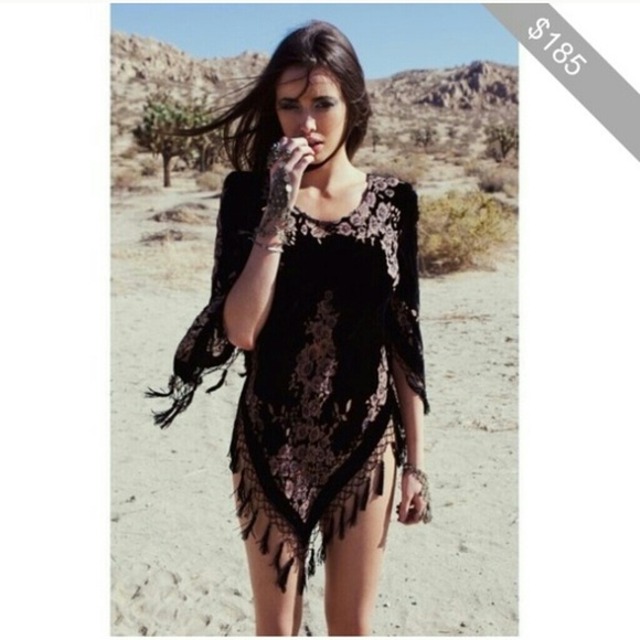 Black velvet top