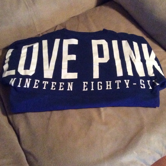 LOVE PINK varsity crew bundle for @elee0126