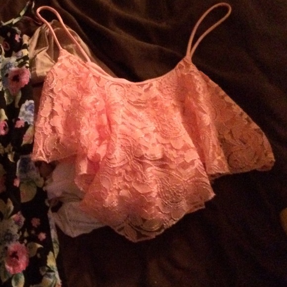 Lace crop top
