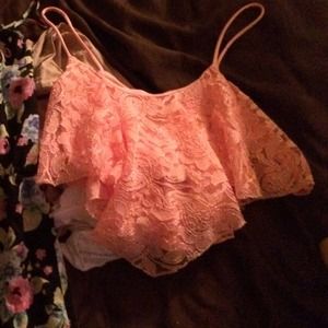 Lace crop top