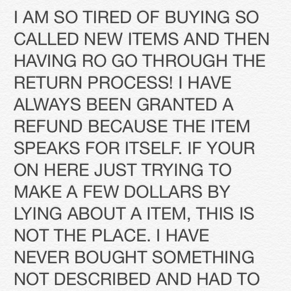 Tired of returning!!! - Picture 2 of 3