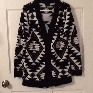 Tribal print cardigan