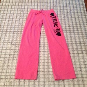 Juicy couture hot pink sweats