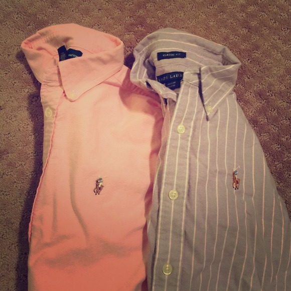 2 Ralph Lauren Oxford shirts - MAKE OFFER