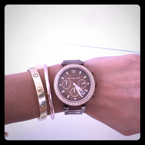 Michael kors chocolate color watch