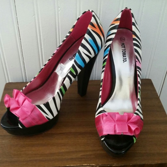Hot Tomato Fashion Heels