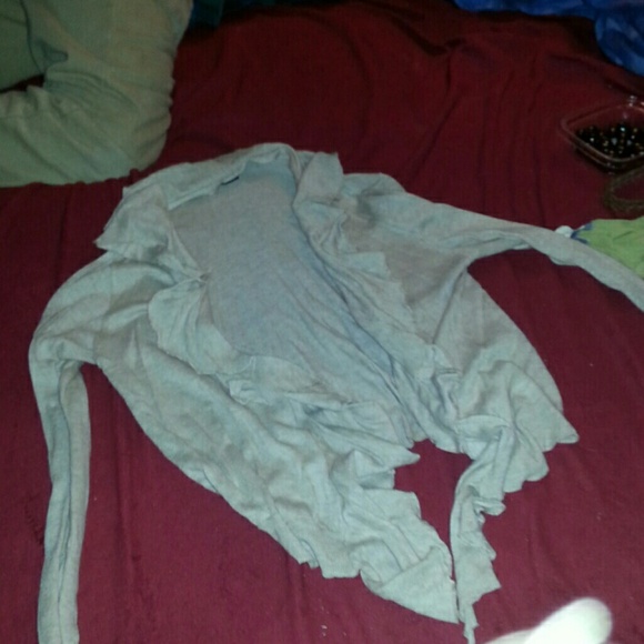 Throw over tan sweater