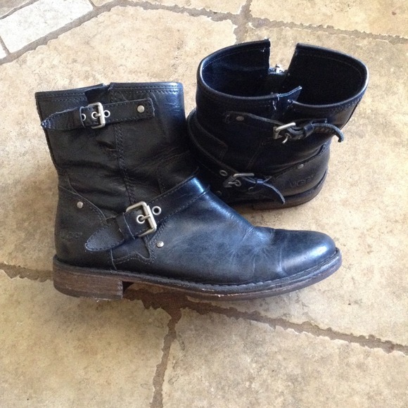 UGG Leather Ankle Boots