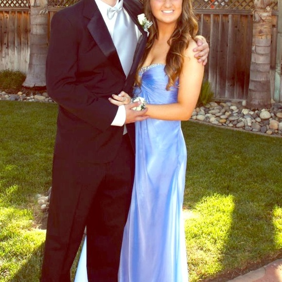 Prom dress perry winkle blue - Picture 1 of 4