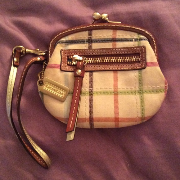 Coach Wristlet Multi Color