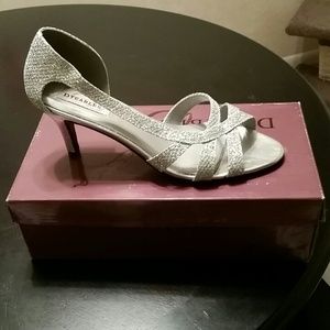 Silver Sparkle Heels