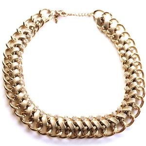 TOPSHOP ✨Heavy woven rhinestone choker.