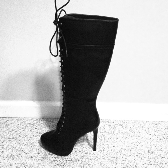 Lace Up knee high boots! LIMITED TIME sale!