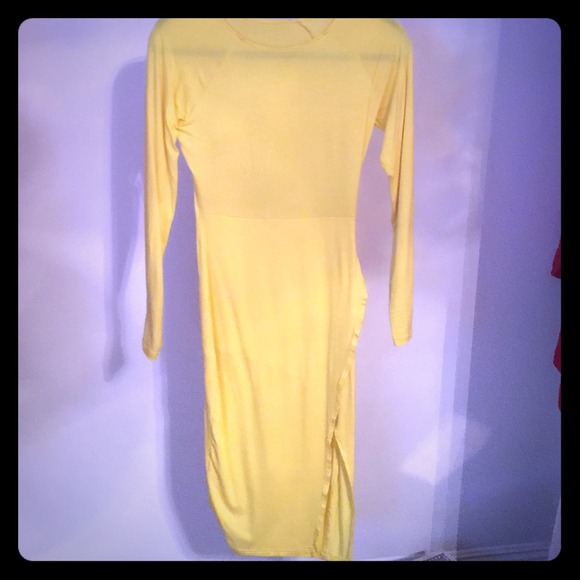 Yellow party dress