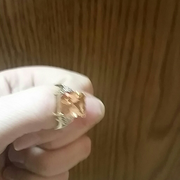 SOLD Gold ring/ citrine - Picture 2 of 3