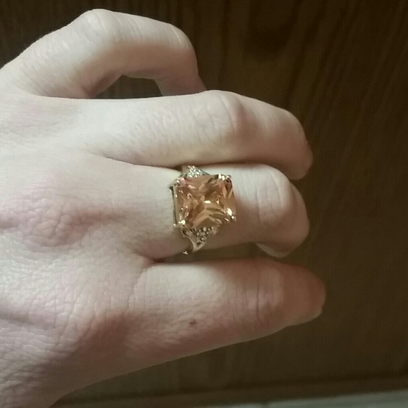 SOLD Gold ring/ citrine - Picture 3 of 3