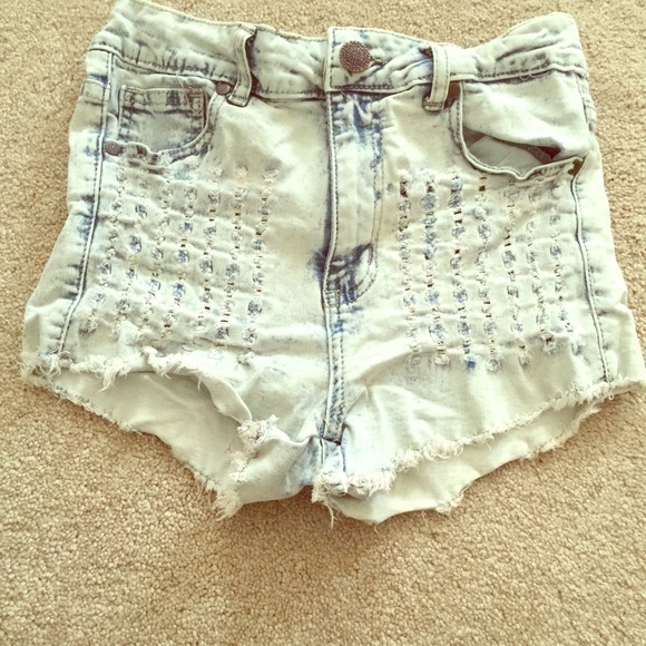 High waisted shorts