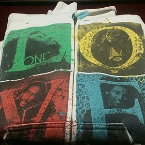 Bob marley zip up jacket