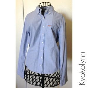 Light blue Hollister button up