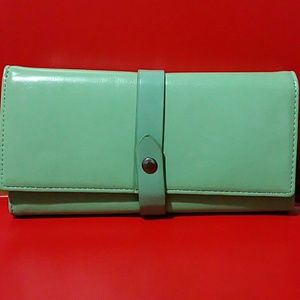 Western Solid PU Long Clutch